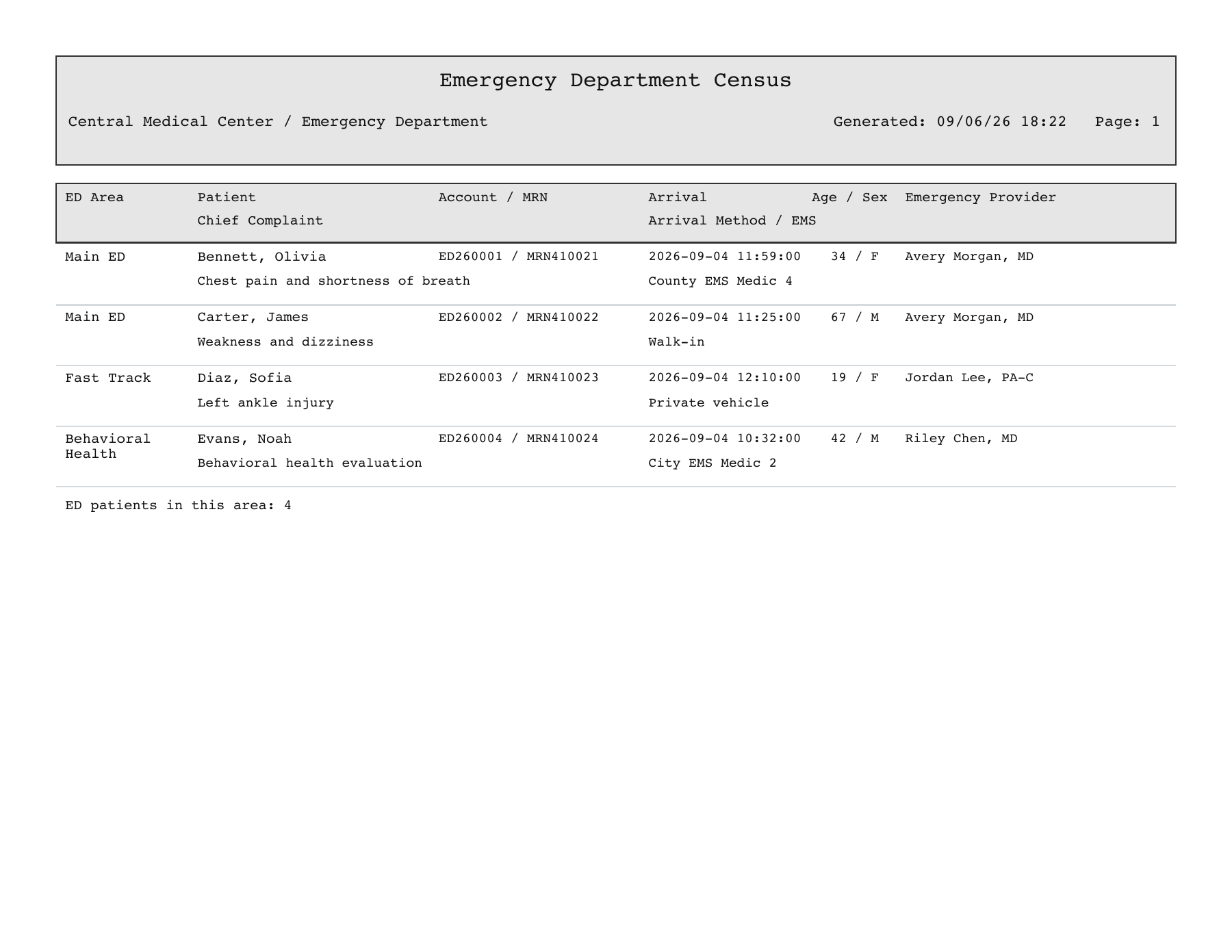 Emergency Department Census PDF